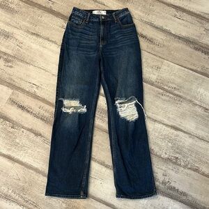 Hollister Curvy Ultra High Rise Dad Jean Vintage Stretch Women’s size 27